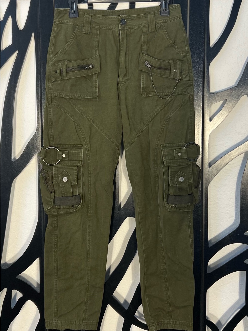 Free Knight Cargo Pants Men's 30 Olive Green Tactical Military US Army Airborne